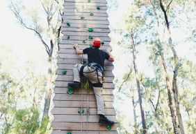 Вход в парк "Лесные приключения