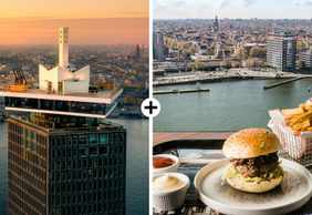A'DAM Lookout: входной билет + меню бургера