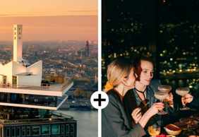 A'DAM Lookout: входной билет + обед или ужин в ресторане Madam Amsterdam
