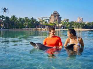 Aquaventure: Входной билет + встреча с дельфинами в деревне Атлас