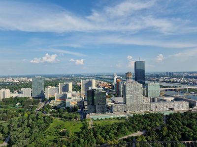 Vienna's Architectural Marvels with Danube Tower Ticket: A Walking Journey
