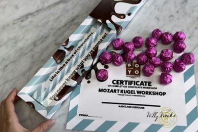 Музей шоколада в Вене BO-YO: Входной билет + Мастер-класс по балам Моцарта
