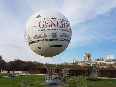 Generali Подъем над Парижем на воздушном шаре: билет с открытой датой
